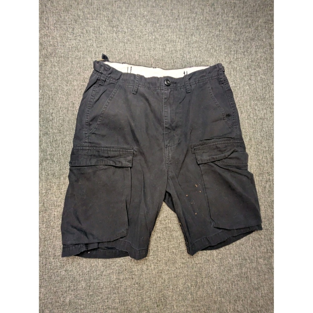 Carhartt Cargo Work Shorts Size 28 Dark Canvas Carpenter Utility Made in USA